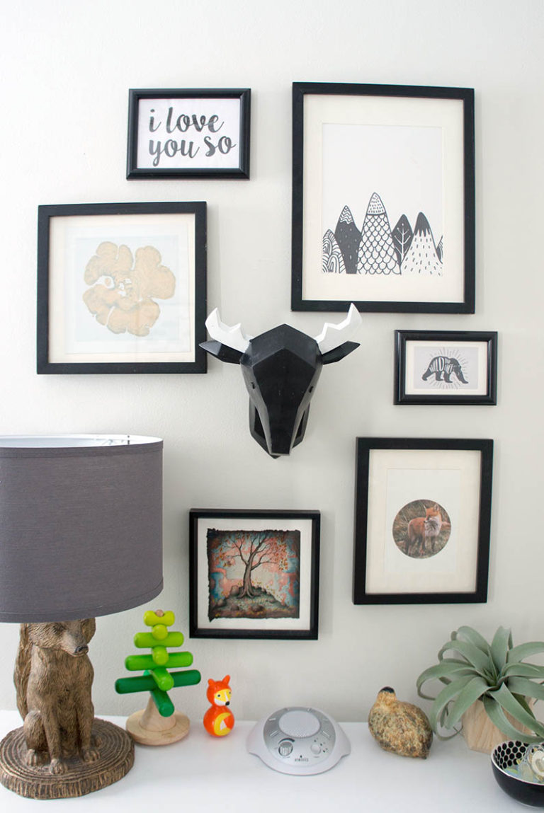 Charlie’s Black and White Woodland Nursery The Humble Nest